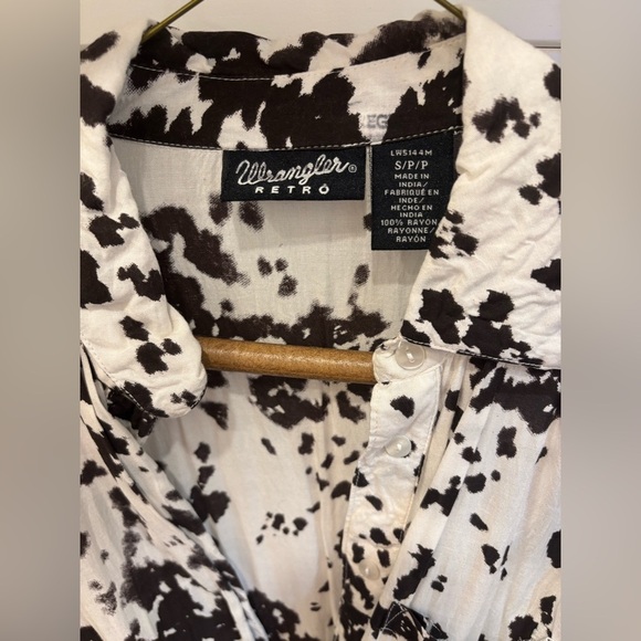 Wrangler Retro Black and White Women's Top - Picture 2 of 3